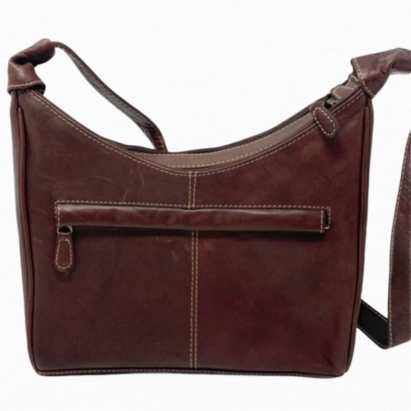 Chaos Leather Collection Brown Shoulder Bag - Picture 3 of 9
